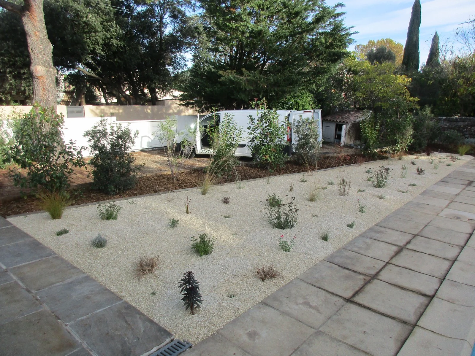 Création de jardin sec à Montpellier