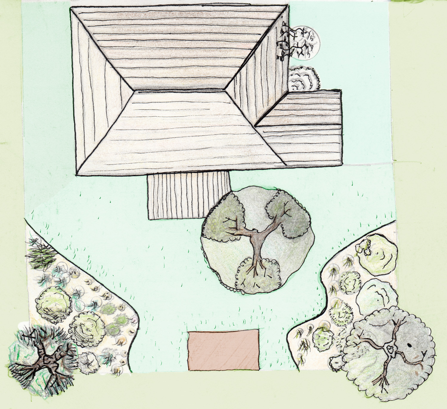 Conception jardin sec