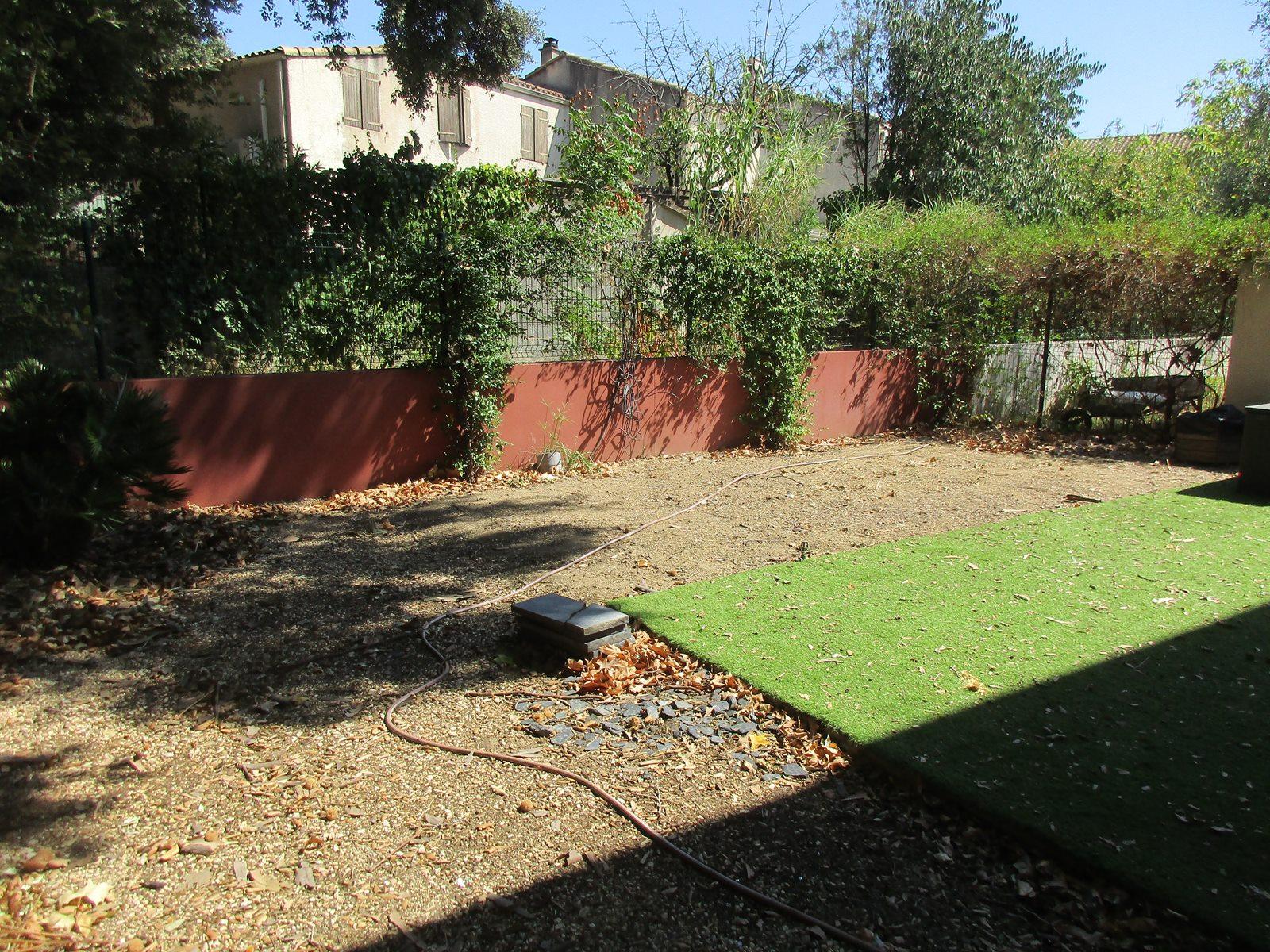 Avant aménagement de jardin