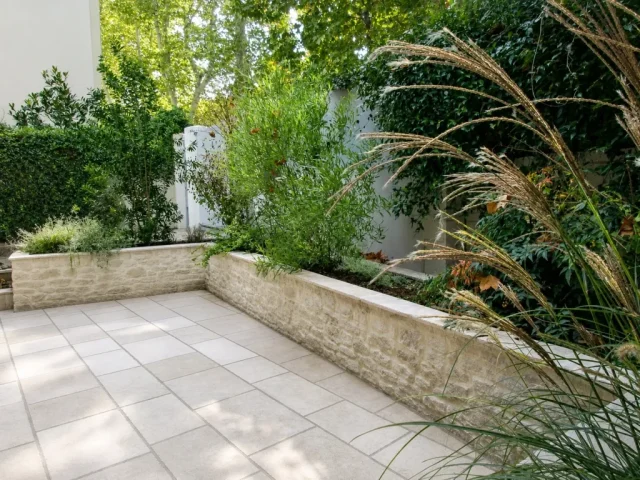 Cour intérieure jardin Montpellier