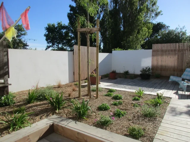 Jardin de bord de mer