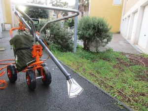 Désherbage thermique jardin