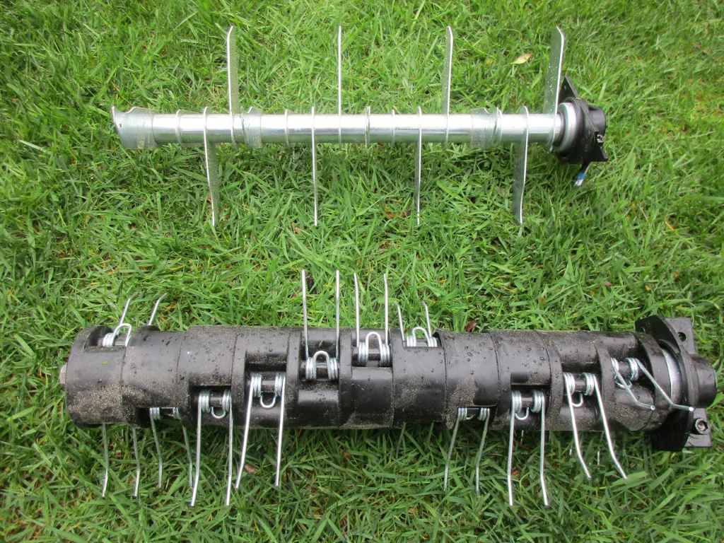 Scarificateur pelouse jardin entretien gazon